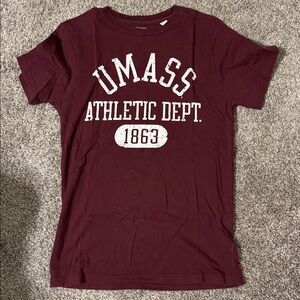 League Maroon UMass Athletic Dept Tee